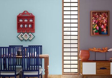 Blue Dining Room Design Idea 