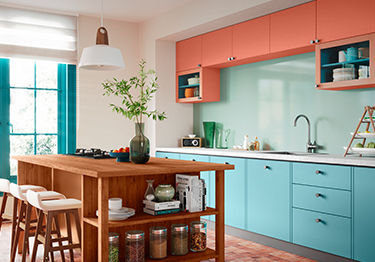 Bright and Colourful Dining Room Design