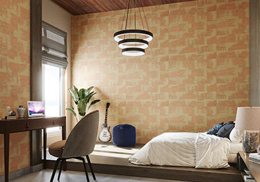 Brown-hued Master Bedroom Design 