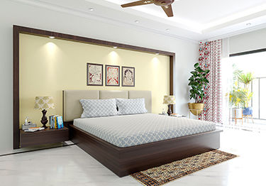 Elegant White Master Bedroom Design