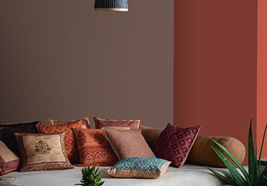 Living Room with Two-colour Combination