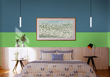Master Bedroom Design with Soothing Colours