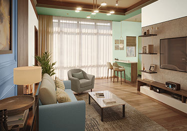 Popular Living Room Colour Combination