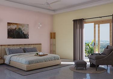 Soft Pink Master Bedroom