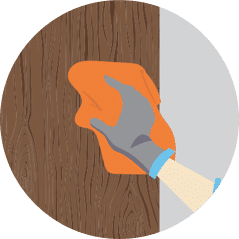 Illustrated image of Staining
